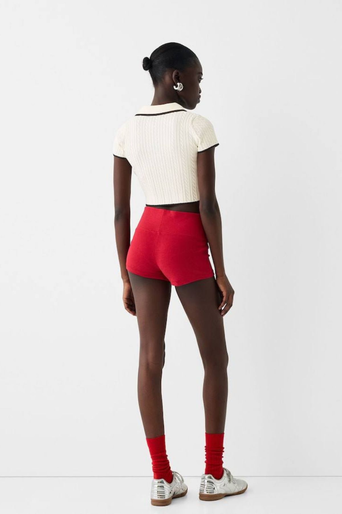 GoGoTrendy Kısa Kollu Triko Crop